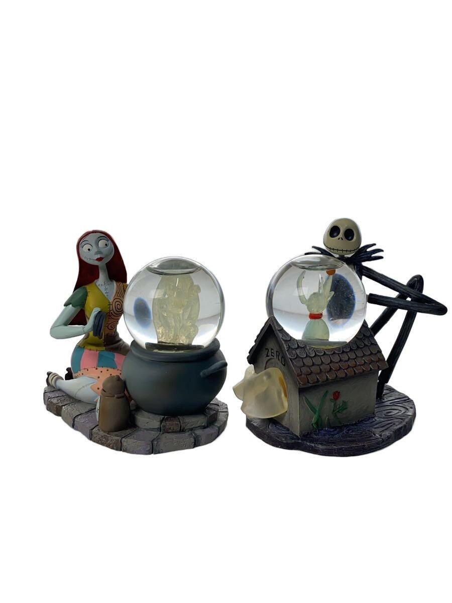 Disney The Nightmare Before Christmas Touchstone Medium Jack & Sally Snow Globe Figure
