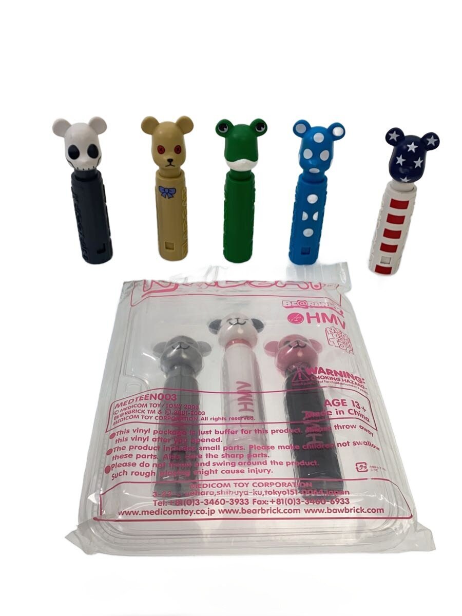 MEDICOM TOY × TOMY NADSAT BE@RBRICK Set KOZIK + HMV AGE No.01–05 (Series 1)