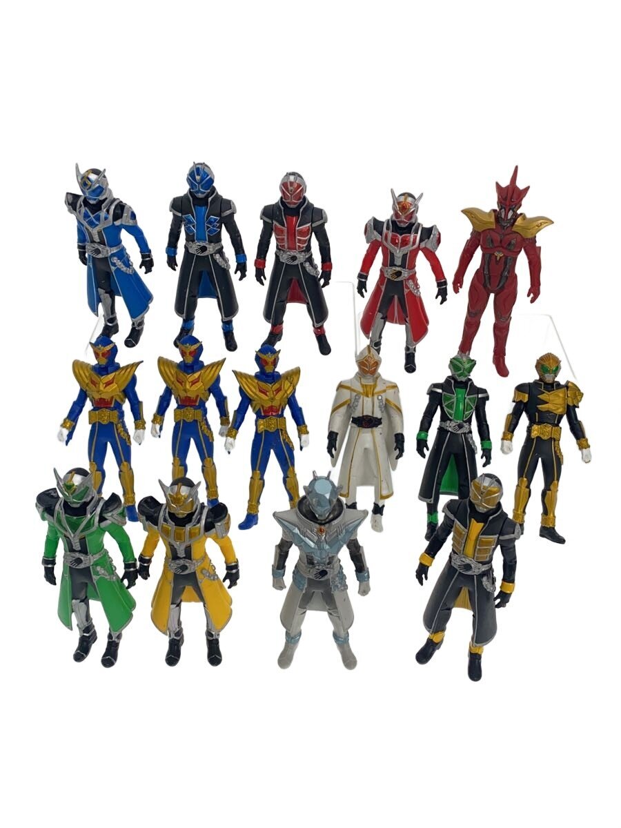 BANDAI Sofubi Kamen Rider Wizard 15-Figure Set