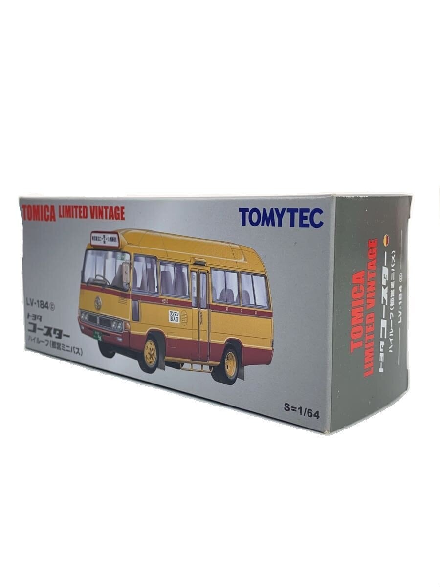 TOMYTEC Limited Vintage Toyota Coaster High-Roof (Toei Minibus) LV-184c Mini Car