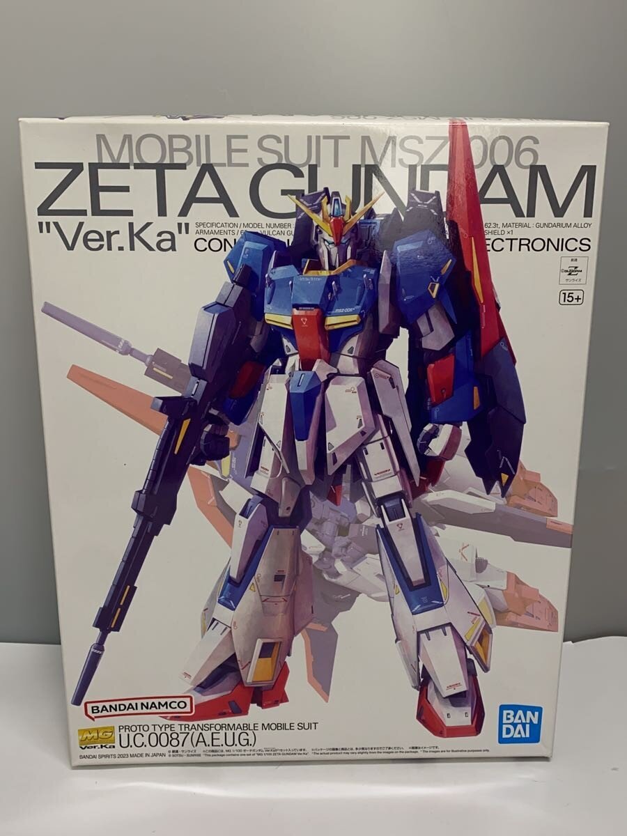BANDAI MG 1/100 Zeta Gundam Plastic Model