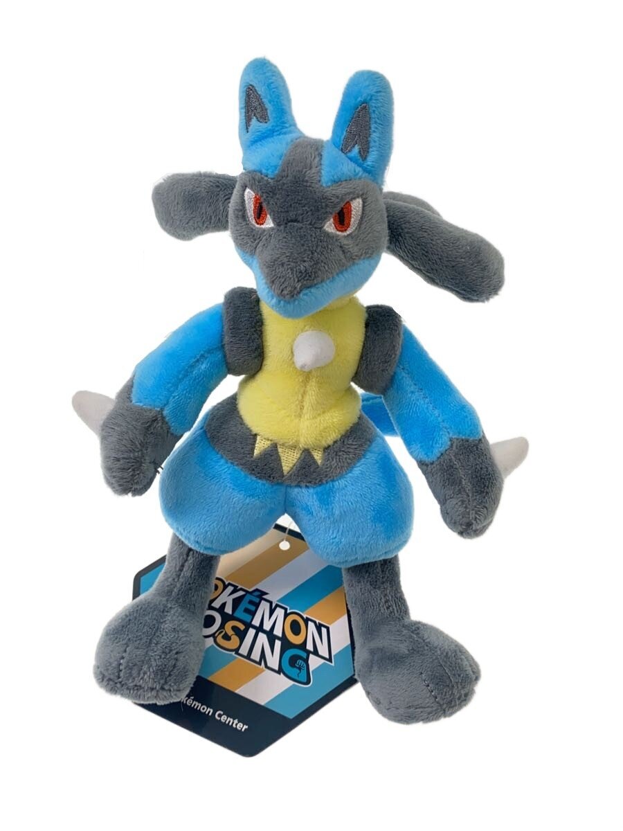 Pokemon POSING Plush Lucario (with tag)