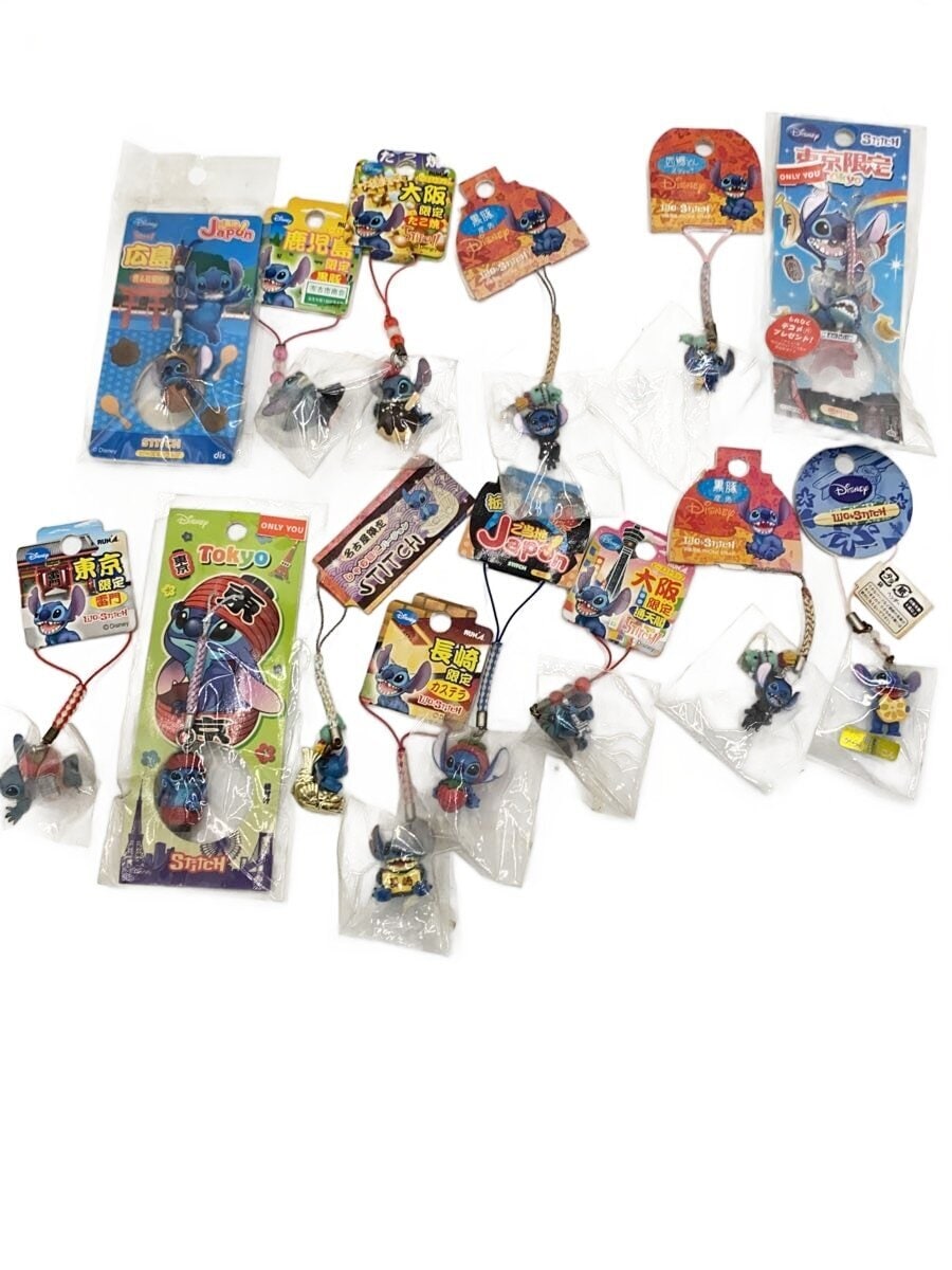 Disney Gōtōchi (Local) Stitch 14-Piece Strap/Netsuke Set