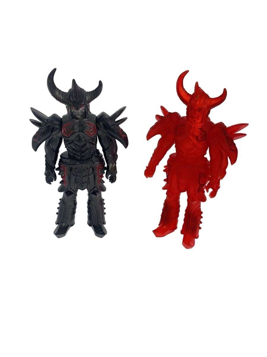 BANDAI Sofubi Armored Darkness (Standard & Clear Red Ver.) 2-Piece Set
