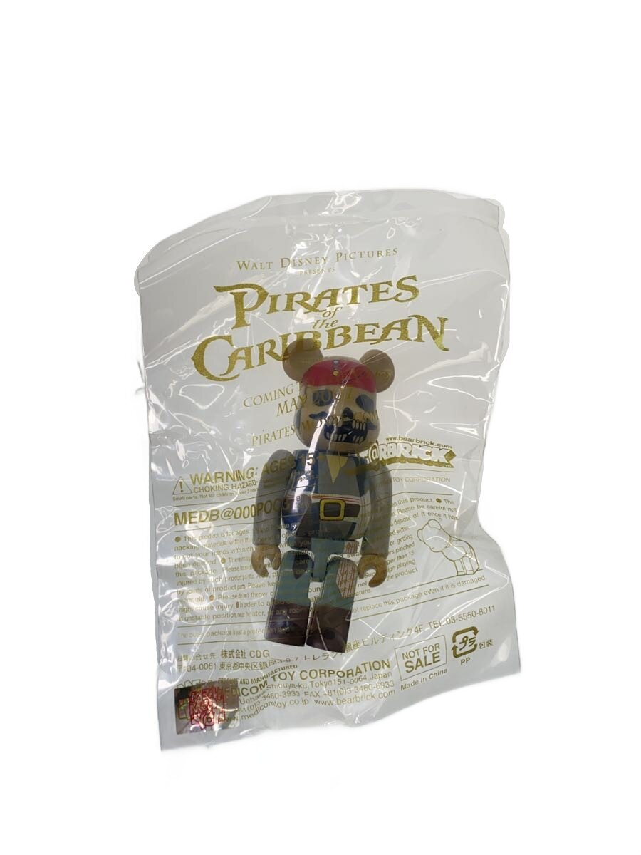 MEDICOM TOY BE@RBRICK 100% Jack Sparrow (Advance Ticket Bonus, Pirates of the Caribbean: At World's End)