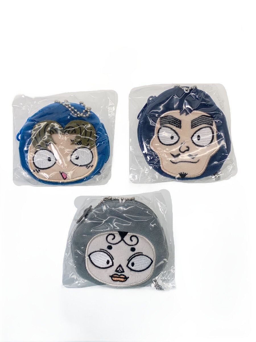 Other Brand Nintama Rantarō Face Pouch (3-piece set)