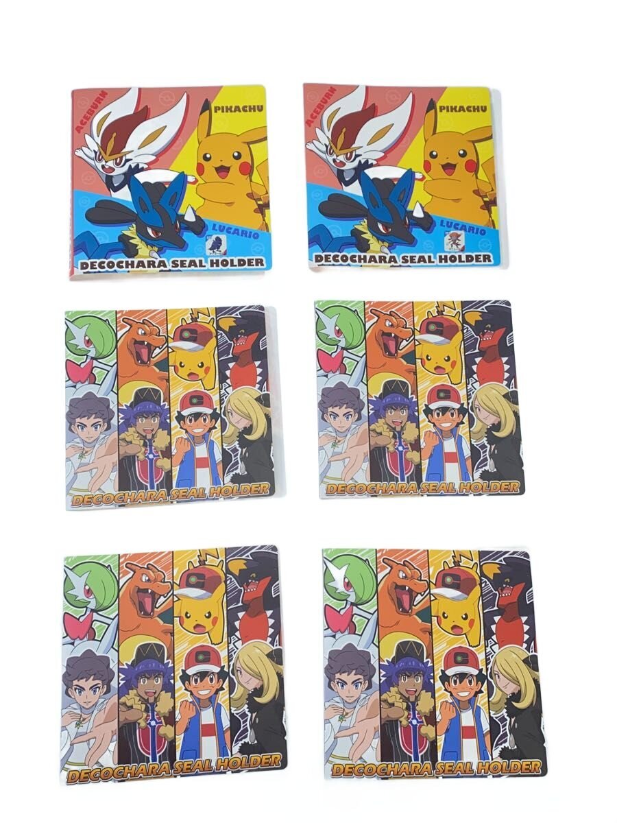 Daiichi Seipan Pokémon Deco Character Sticker File x6 (Other Brand)