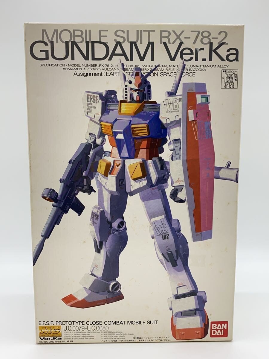 BANDAI 1/100 MG RX-78-2 Gundam Ver.Ka (Mobile Suit Gundam) [01142]