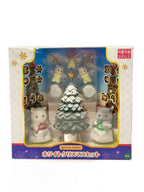 EPOCH Sylvanian Families White Christmas Set (Girl)