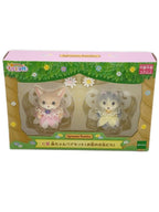 EPOCH Sylvanian Families Girl Baby Pair Set (Flower Friends)