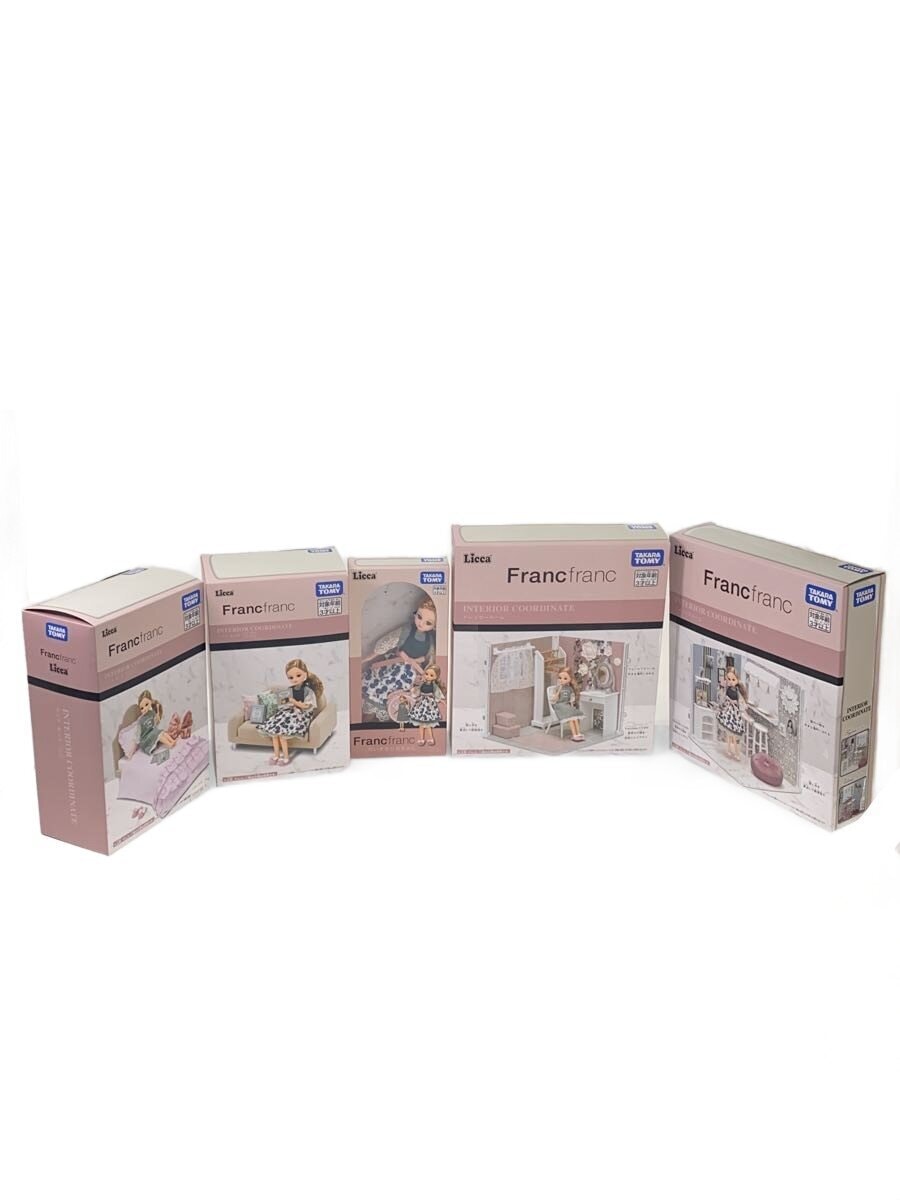 Franc franc × TAKARA TOMY Licca-chan 5-Piece Set