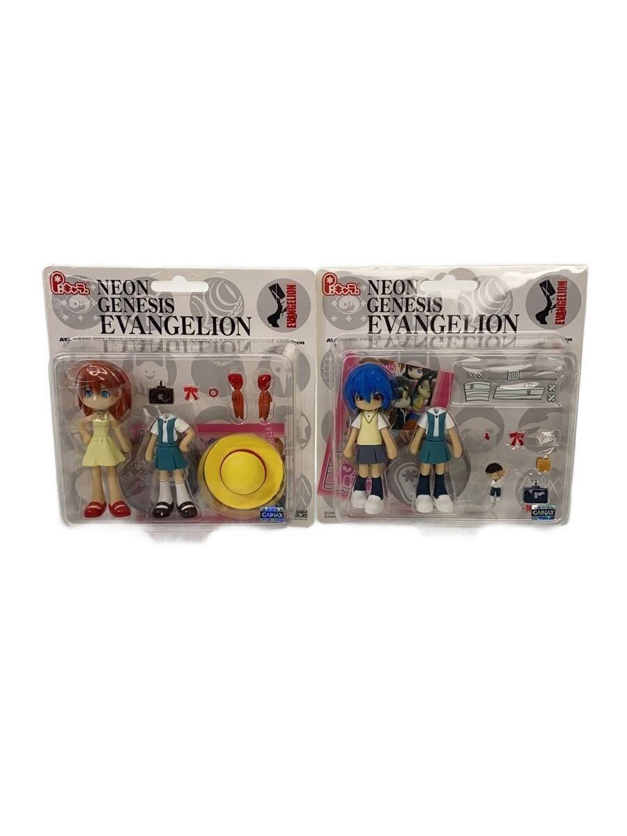 GSI Creos Evangelion P-Chara Figures - Rei Ayanami & Soryu Asuka Langley (2-piece set)