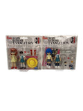 GSI Creos Evangelion P-Chara Figures - Rei Ayanami & Soryu Asuka Langley (2-piece set)