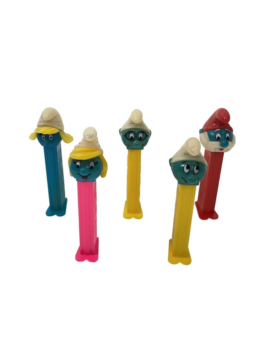Other Brand PEZ Dispensers — Smurf (5 pieces)