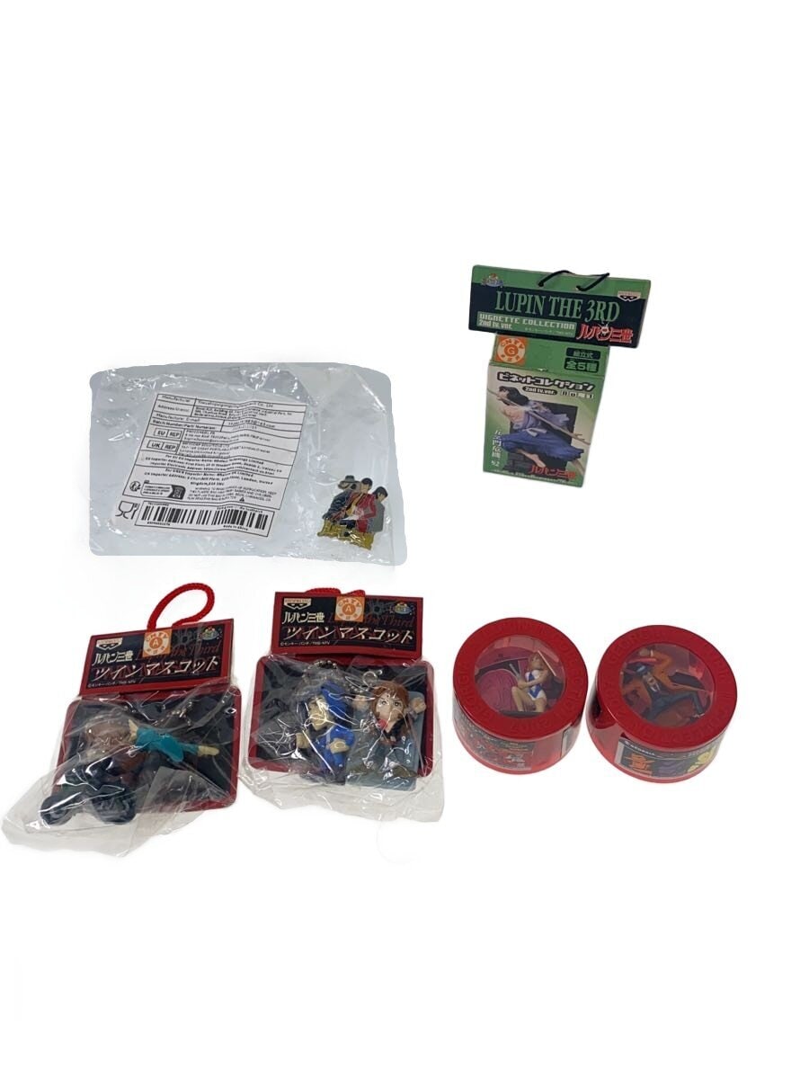 Banpresto Lupin III mascot & pin badge set