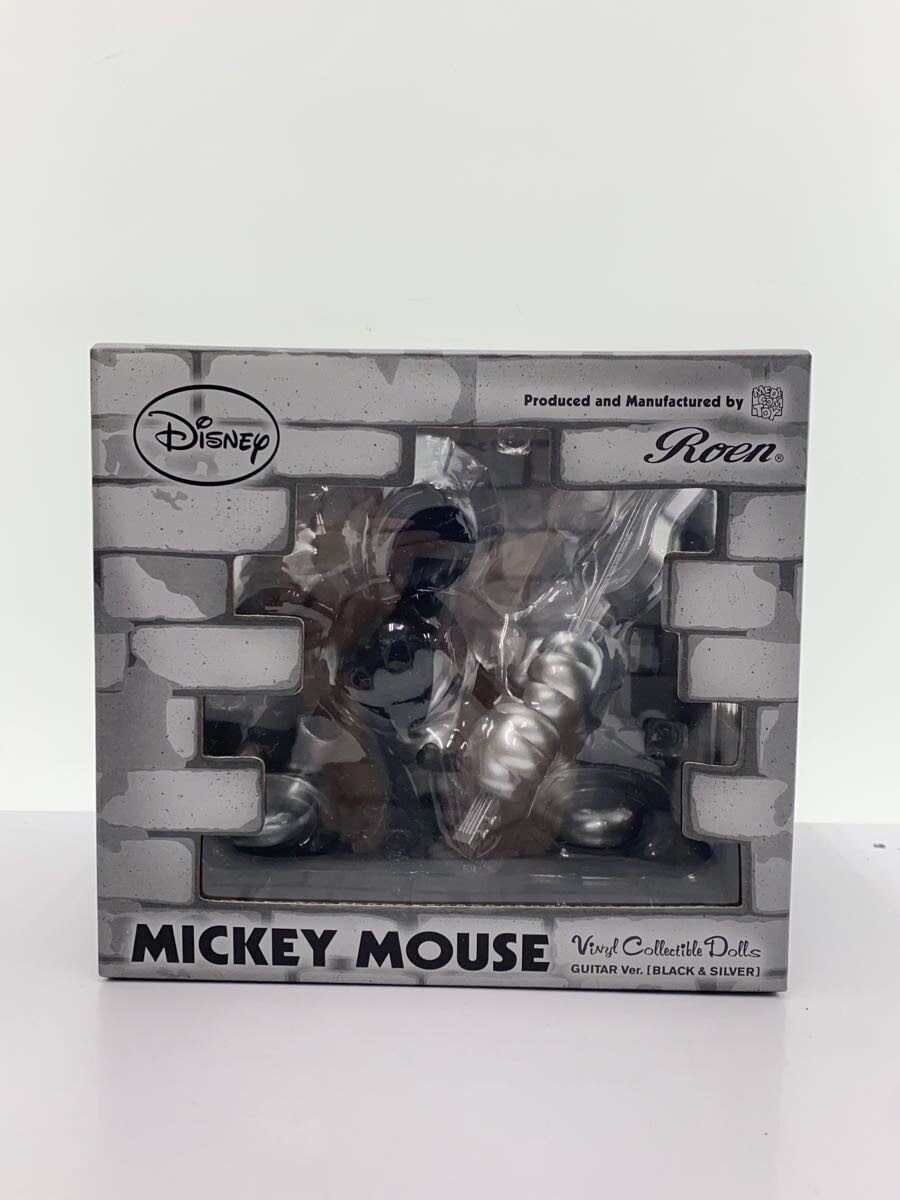 MEDICOM TOY Roen Vinyl Collectible Dolls Mickey Mouse GUITAR Ver. (Black & Silver)
