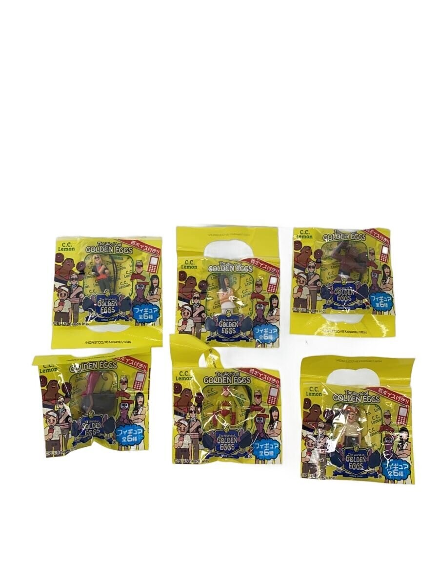 Suntory / GOLDEN / EGGS / C.C. Lemon Collaboration Keychains (Set of 6)
