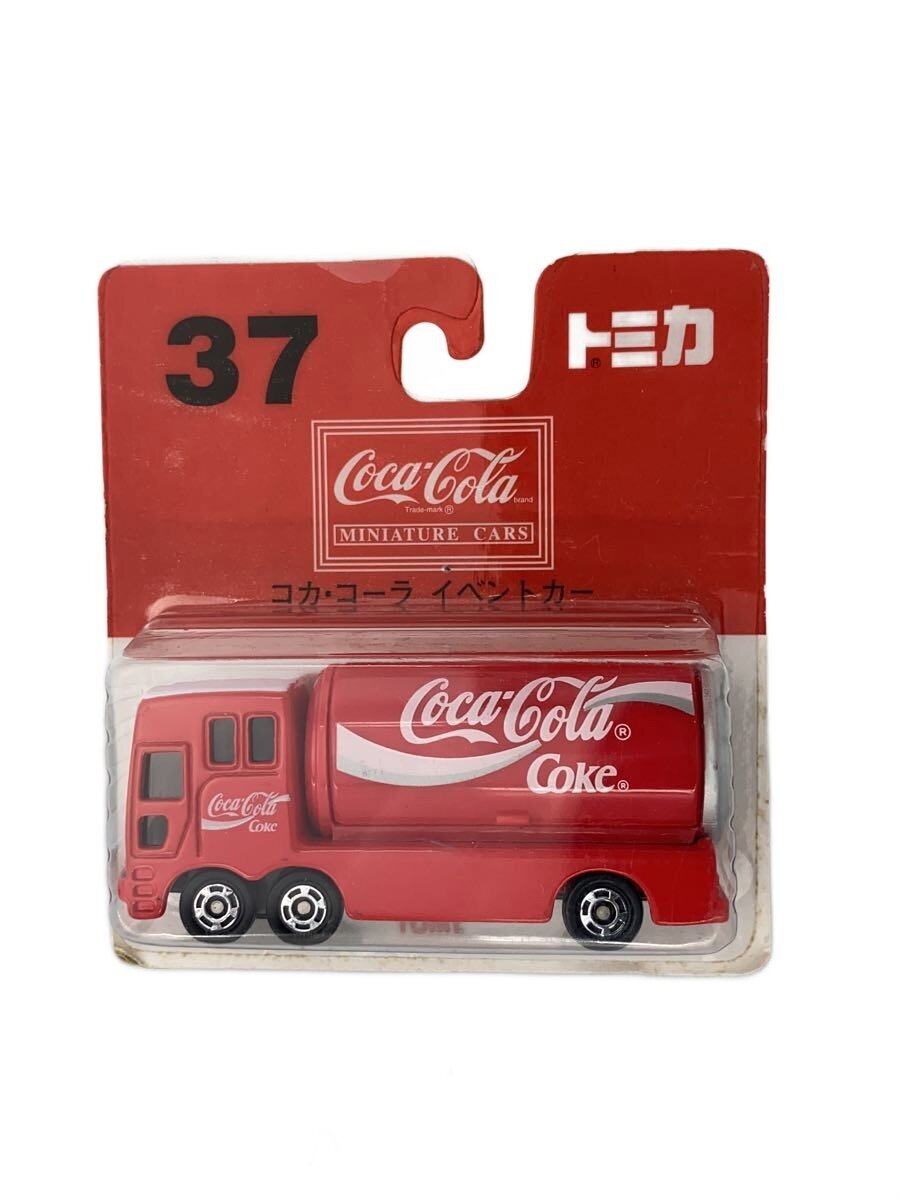 TOMY × Coca‑Cola Tomica 37-4 (Made in China) Coca‑Cola Event Car, Logo Centered, Unopened