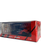 Other Brand POP RACE LIMITED PANDEM GR Supra ADVAN Livery Mini Car & Race Queen Set (Red)