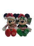 Disney Store 2023 Christmas Mickey & Minnie Plush