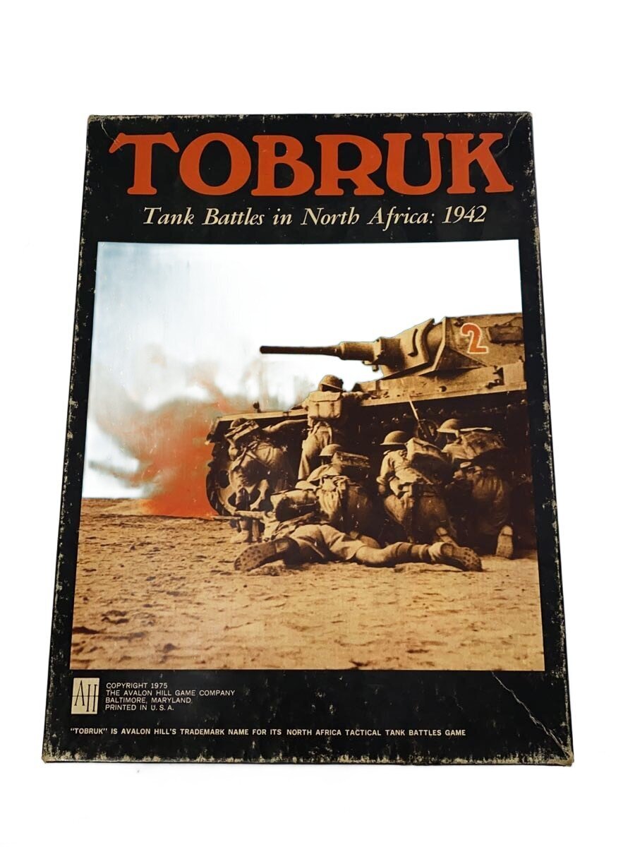 Avalon TOBRUK 1942 Tobruk Tank Battle Board Game (Japanese Scenarios)