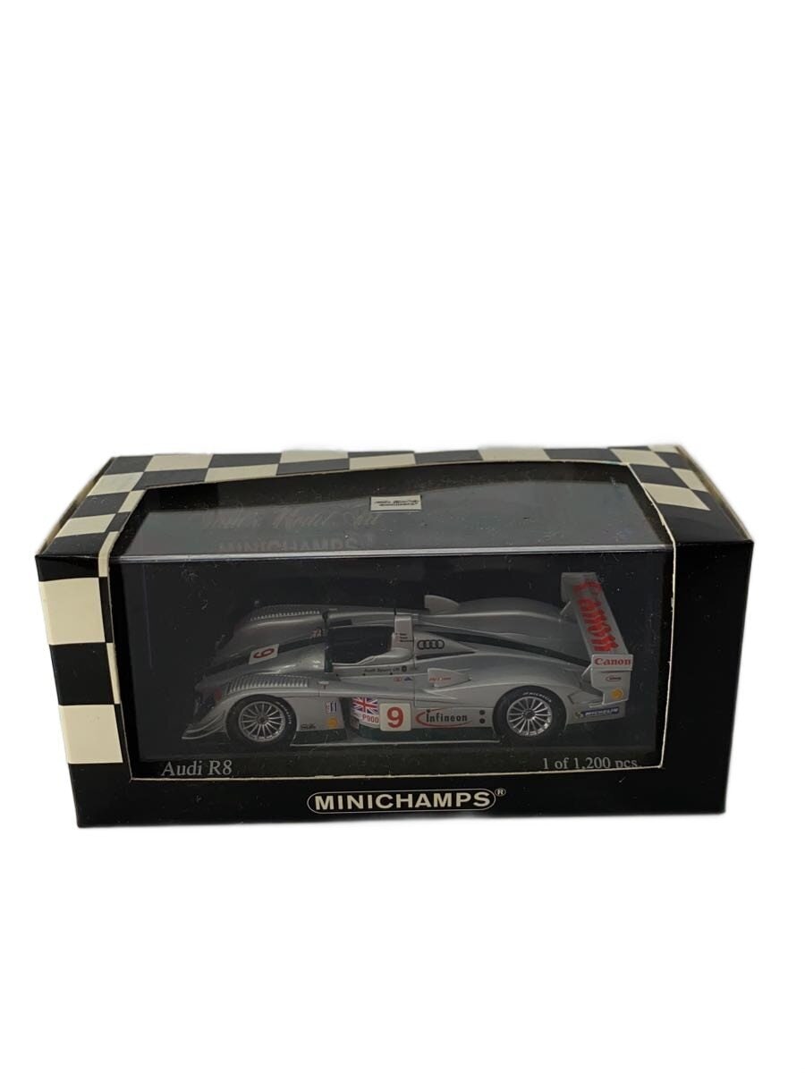 MINICHAMPS 1/43 Audi R8 Sebring 12h 2003 Scale Model (Silver)