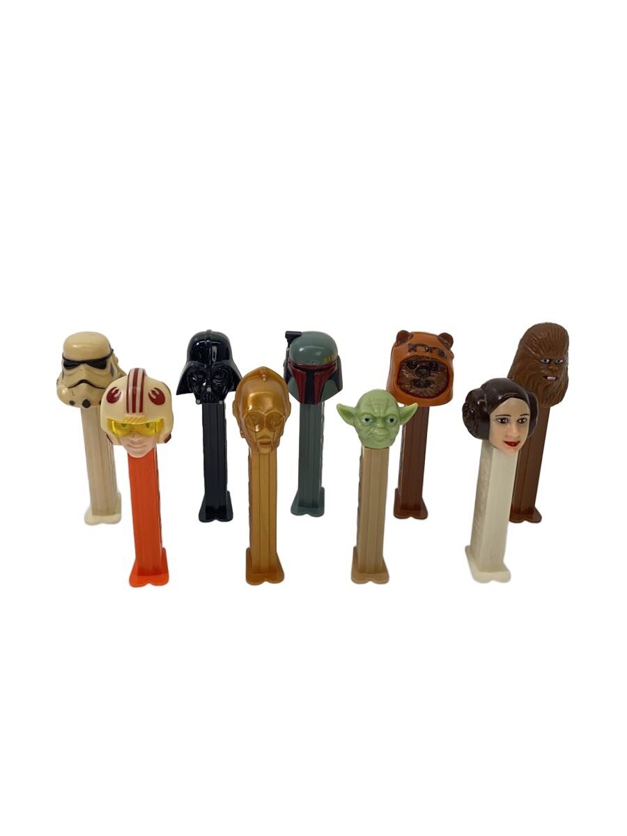 Star Wars PEZ Dispensers — 9 pcs (Stormtrooper, Luke Skywalker, Darth Vader, C-3PO, Boba Fett, Yoda, Wicket, Princess Leia, Chewbacca)