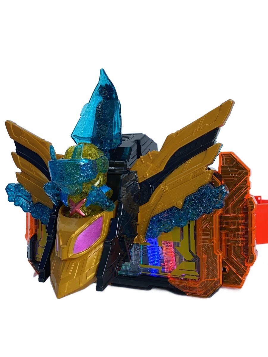 BANDAI DX Cross Hopper & Ten Liner & Gatchard Driver Set — Kamen Rider Platinum Gatchard Transformation Belt