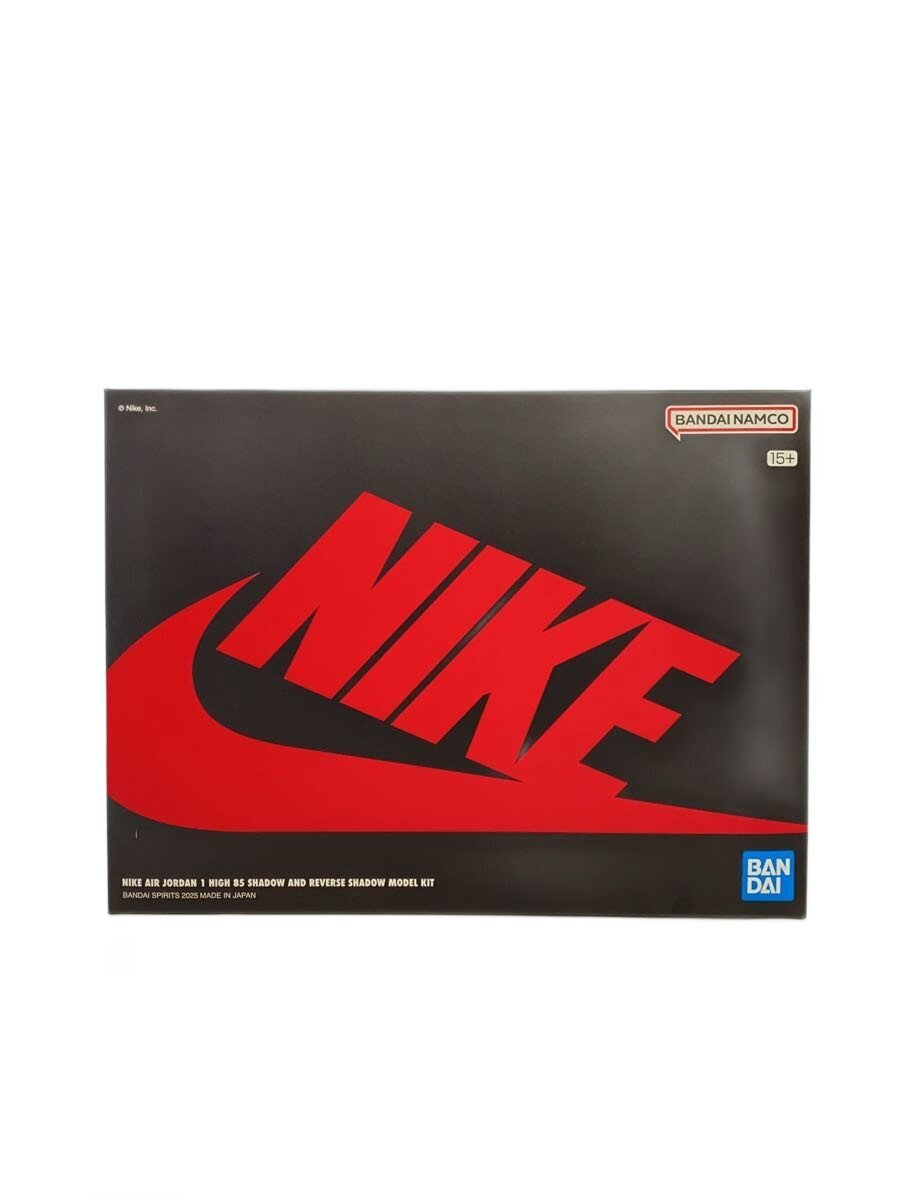 BANDAI SPIRITS Plastic Model Kit: NIKE Air Jordan 1 High '85 Shadow & Reverse Shadow (144 parts)