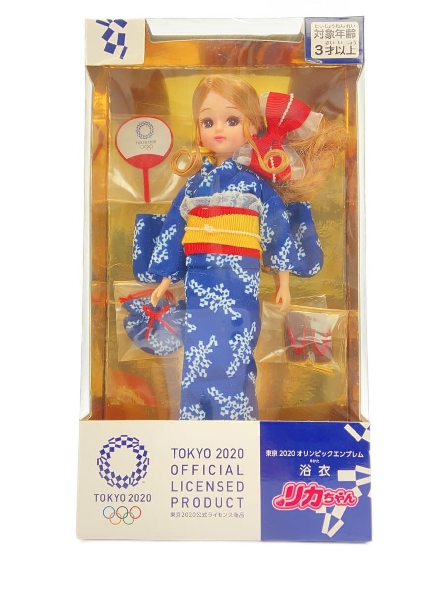 Other Brand Licca-chan Tokyo 2020 Olympic Emblem BLU Yukata Figure