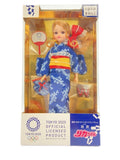 Other Brand Licca-chan Tokyo 2020 Olympic Emblem BLU Yukata Figure