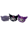 Sanrio Kuromi (Black x1, Purple x1) & Baku Mochi Mochi Korokoro Lot
