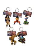 Other Brand Dragon Ball Z High-Quality Keychain Set — Saiyan Invasion (5pcs: Son Goku, Vegeta, Nappa, Raditz, King Kai)