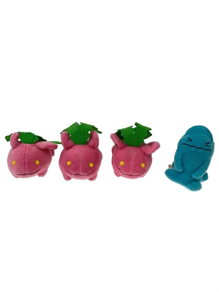 Pokemon plush set: Hoppip x3 & Wynaut x1