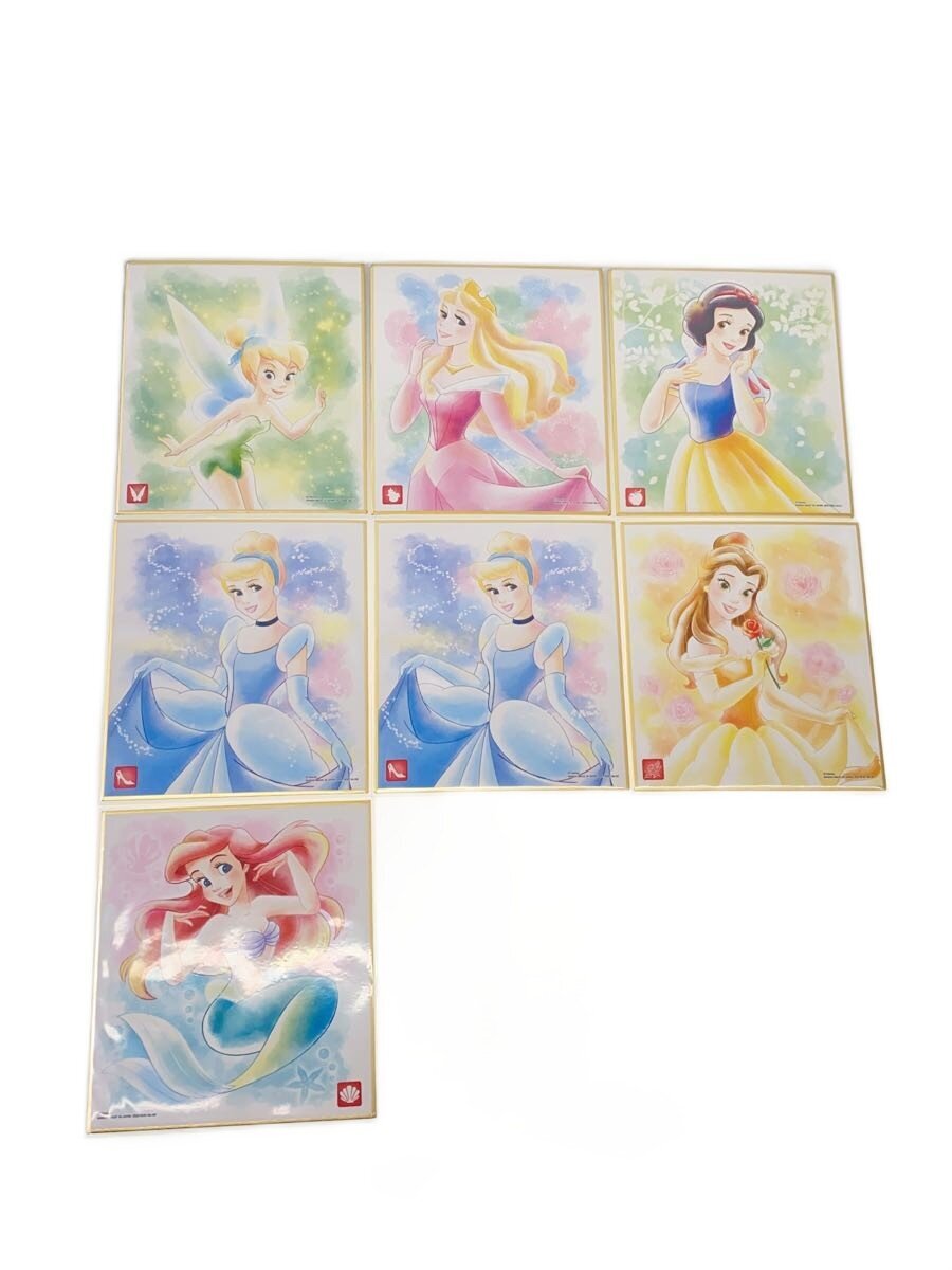 BANDAI Disney Shikishi ART (7-piece set) Disney Princesses