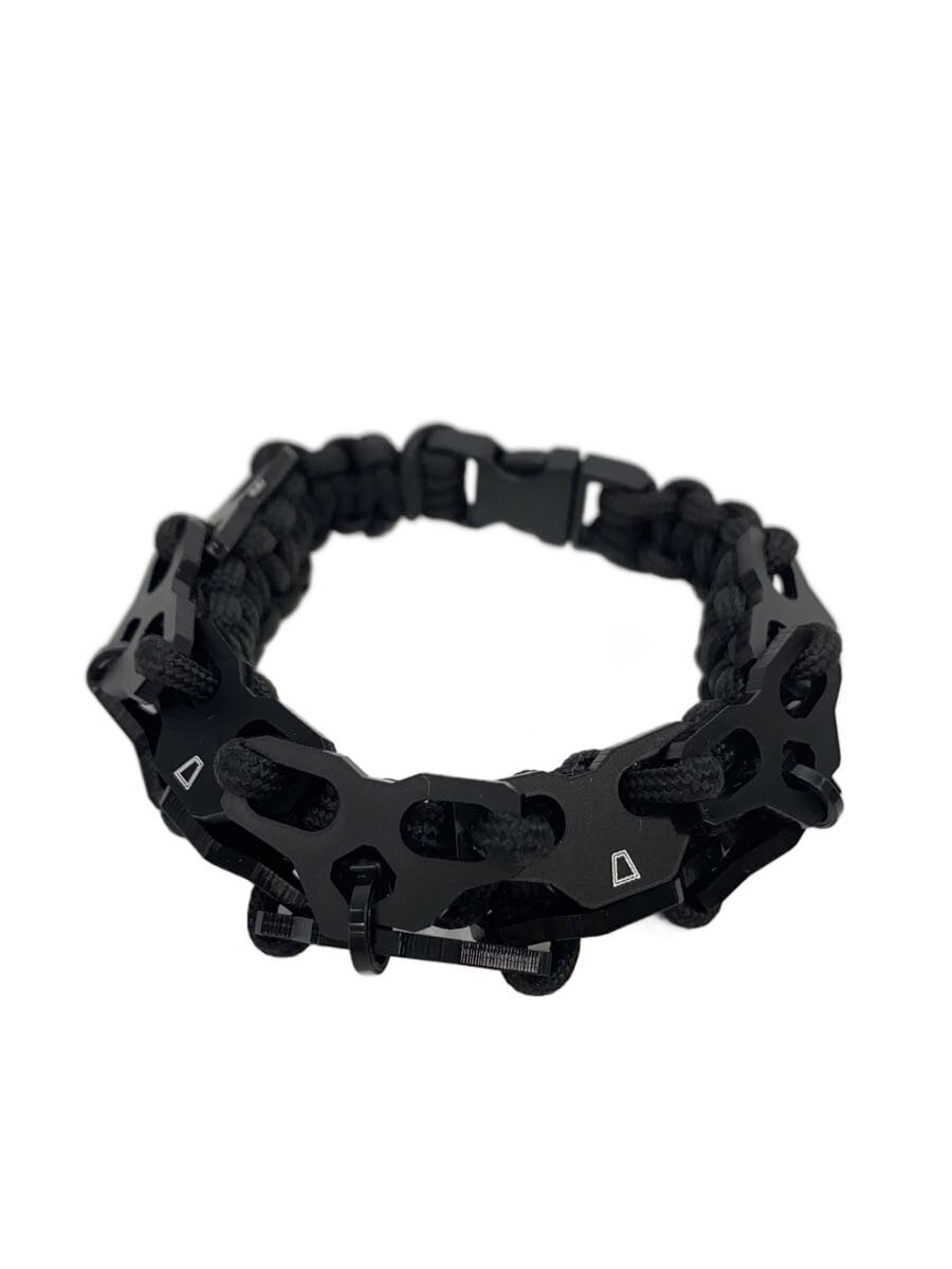 Other Brand Braided Armored Paracord Wristband Unit (Black)