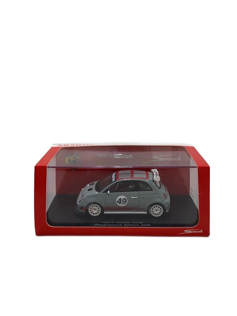SPARK Abarth 500 Assetto Corse 2008 Die-Cast Mini Car (Gray) S1315