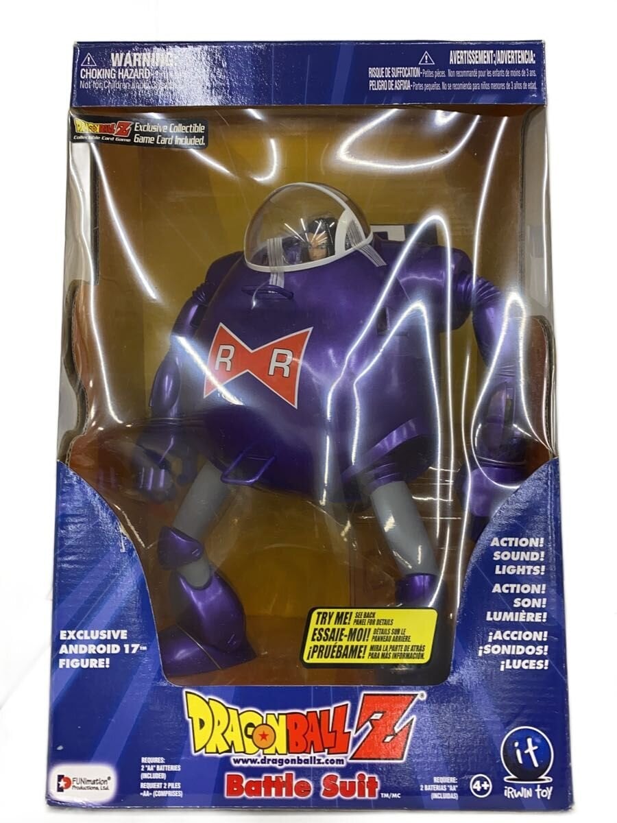IRWIN TOYS Dragon Ball Z Battle Suit RR Android 17 — Stain on Abdomen