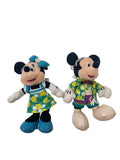 Other Brand Plush Badge - Mickey & Minnie (Furifuri)