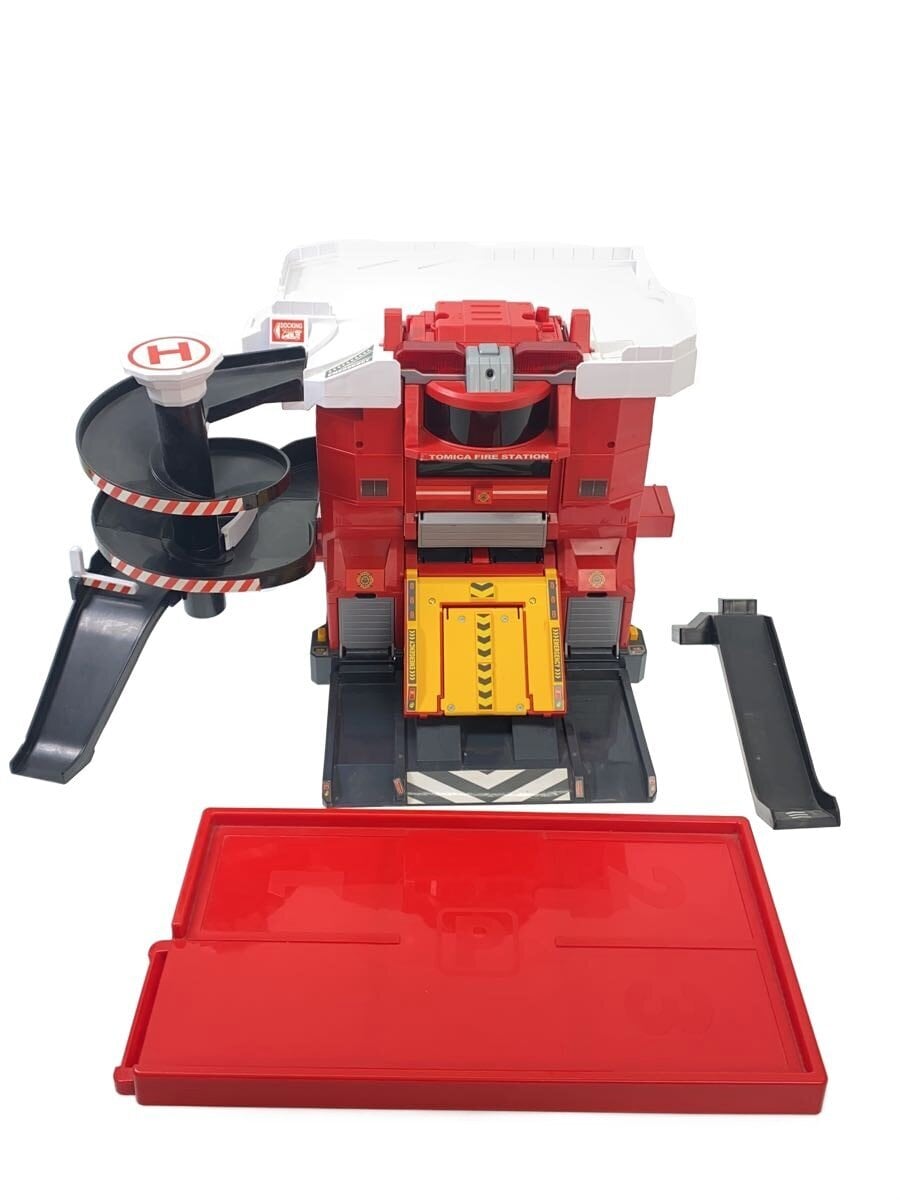 TAKARA TOMY Tomica Town Transforming Fire Station (Wireless Dispatch) - Parts Missing