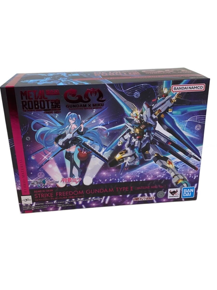 BANDAI SPIRITS × Hatsune Miku METAL ROBOT Tamashii Strike Freedom Gundam II [Hatsune Miku Ver.]