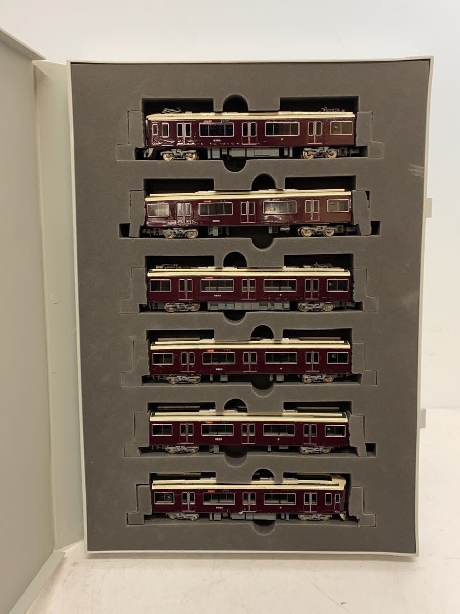 GREENMAX N Gauge Hankyu 9300 Series basic 4-car set + 2 intermediate cars (TOMIX case)