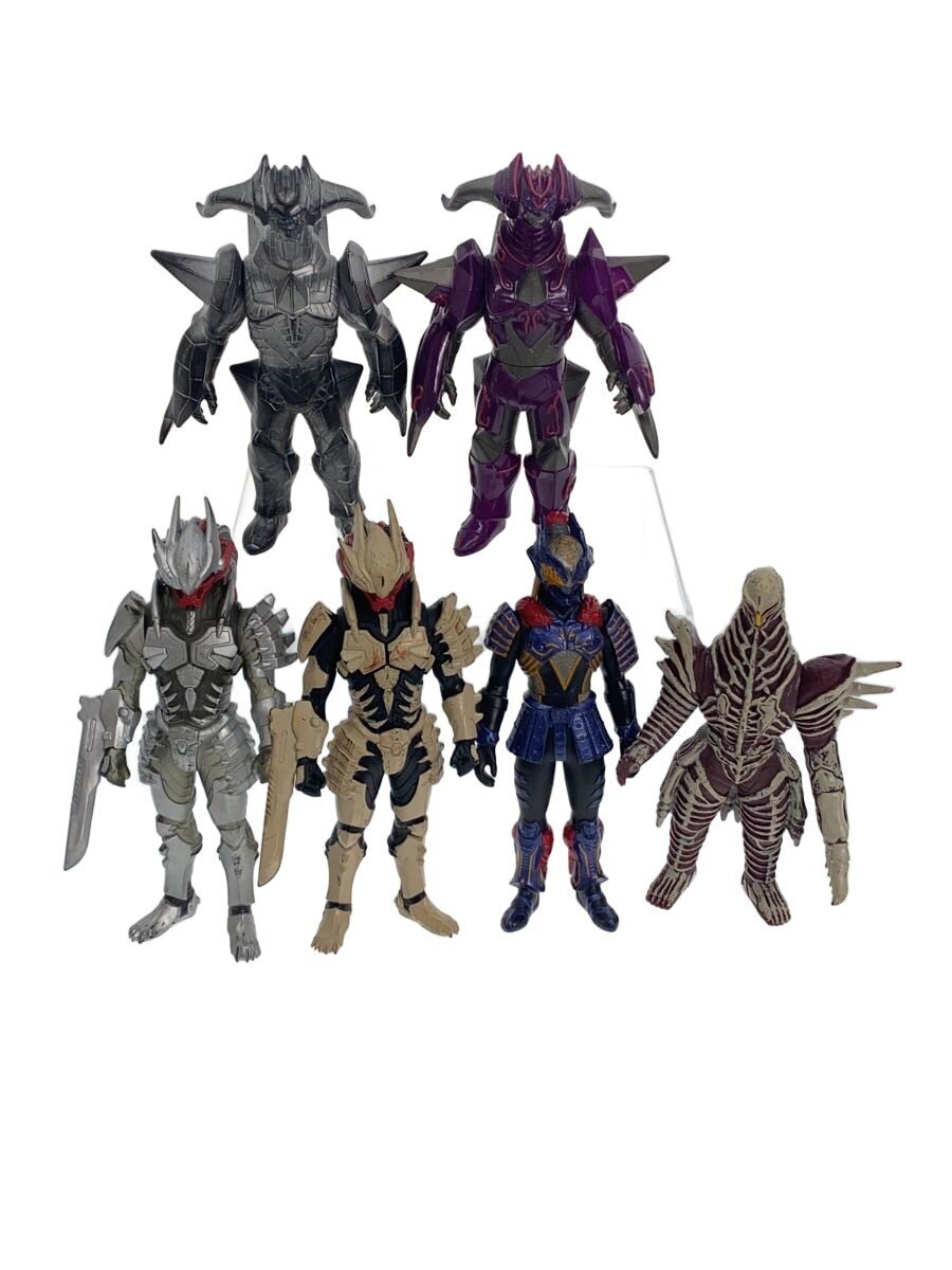Other Brand Sofubi (Soft Vinyl) Ultraman Mebius Kaiju Figures — Set of 6