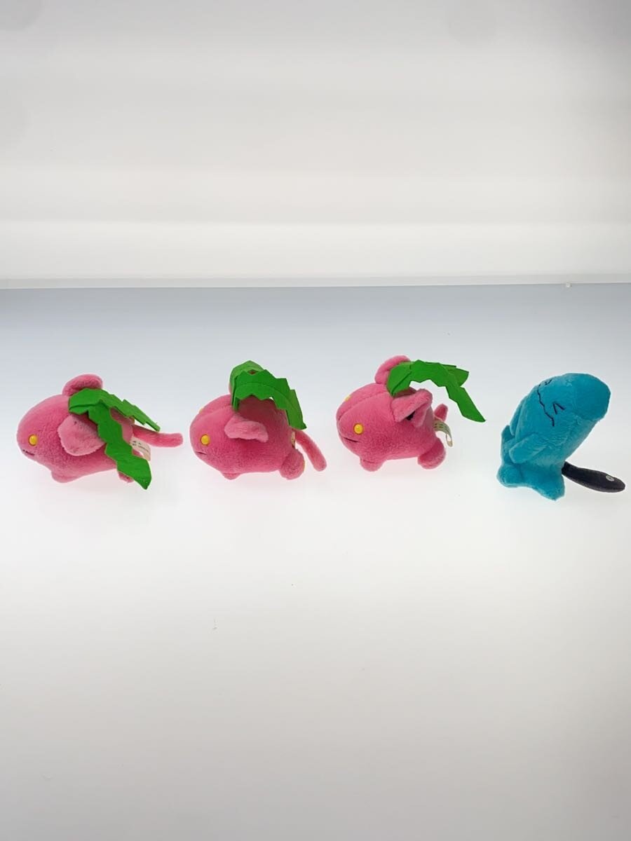 Pokemon plush set: Hoppip x3 & Wynaut x1