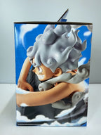 BANDAI SPIRITS Ichiban Kuji One Piece Mirai Island Egghead 'Burst of Energy' A Prize Monkey D. Luffy (Gear 5 vs Borsalino) Figure