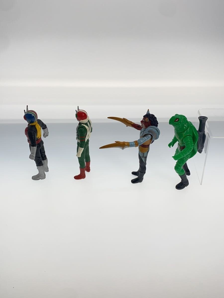 Other Brand Kamen Rider V3 characters (Riderman, Kamen Rider V3, Hasami Jaguar, Kame Bazooka) - Set of 4