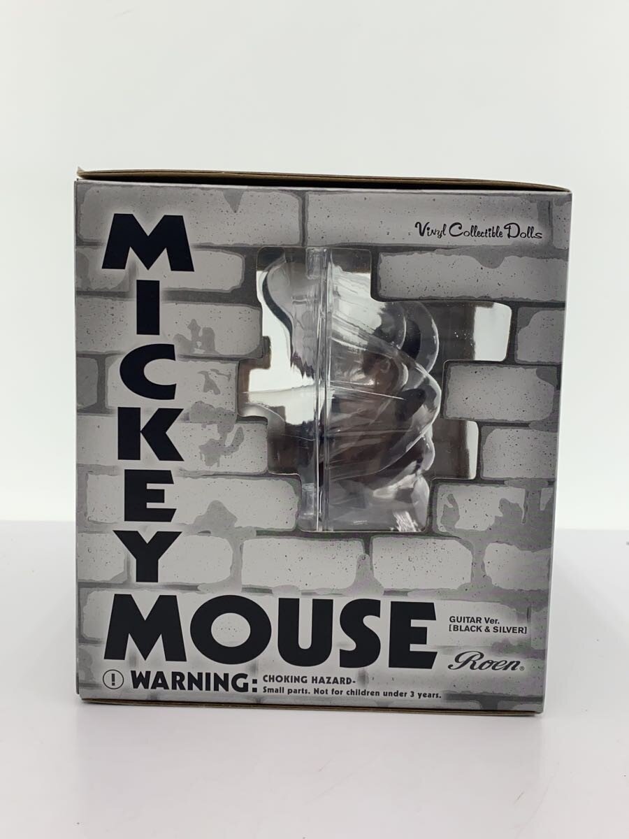 MEDICOM TOY Roen Vinyl Collectible Dolls Mickey Mouse GUITAR Ver. (Black & Silver)