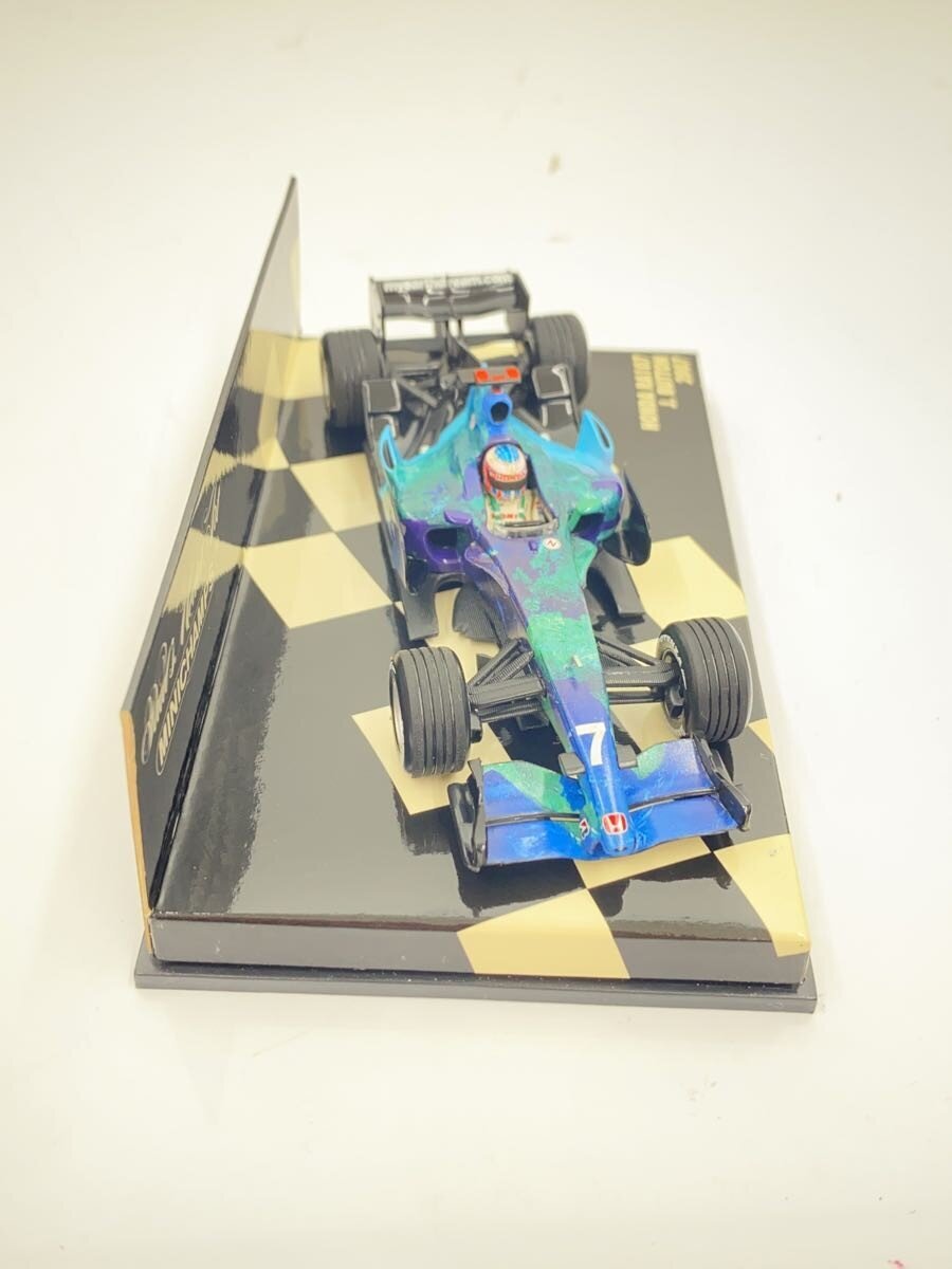 MINICHAMPS Mini Car Blue HONDA RA107 J. Button