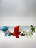 Pokemon Plush — SV Starter Trio (Sprigatito / Fuecoco / Quaxly) - Pokemon Center Exclusive