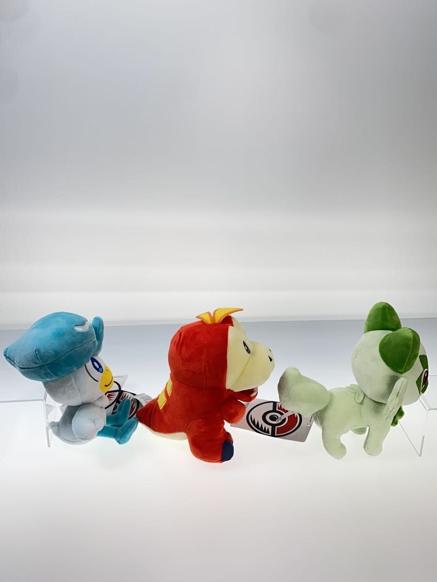 Pokemon Plush — SV Starter Trio (Sprigatito / Fuecoco / Quaxly) - Pokemon Center Exclusive